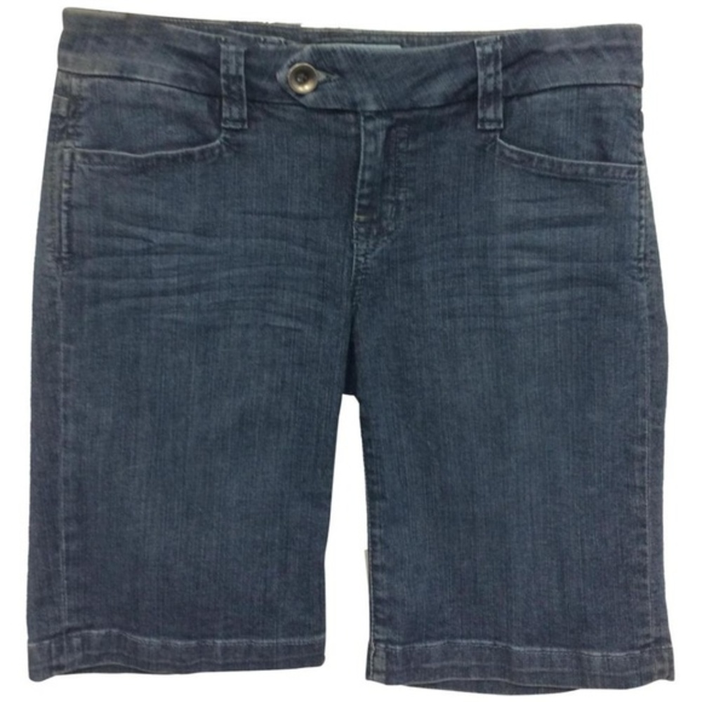 NWOT Womens Size 27 Level 99 Anthropologie Blue Denim Sailor Short